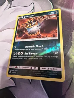 Pokemon TCG Guzzlord 136/236 Cosmic Eclipse 2019 Reverse Holo Rare Card NM - Image 2