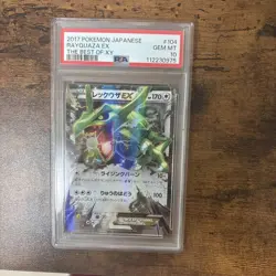PSA10 Rayquaza EX Pokemon Card Japanese - Image 1