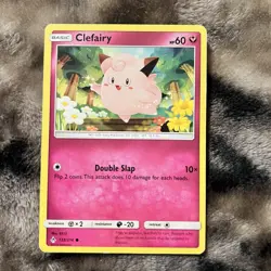 Clefairy 132/214 Sun & Moon Unbroken Bonds Common Pokemon Card 2019 - Image 1