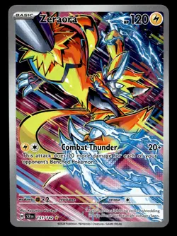 Zeraora 151/142 SV07: Stellar Crown Illustration Rare Pokemon TCG - Image 1