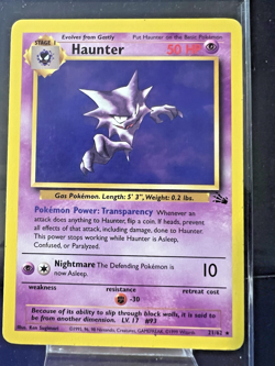 Pokemon TCG Haunter Fossil 21/62 - Image 1
