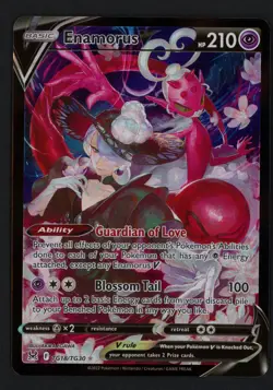 Enamorus V TG18/TG30 SWSH11: Lost Origin Trainer Gallery Ultra Rare Pokemon TCG - Image 1