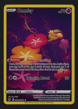 Comfey GG14/GG70 Crown Zenith: Galarian Gallery Ultra Rare Pokemon TCG - Image 1