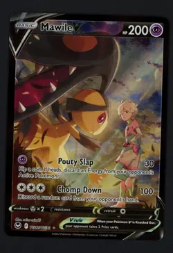 Mawile V TG17/TG30 Silver Tempest Trainer Gallery Holo nUltra Rare Pokemon TCG - Image 1