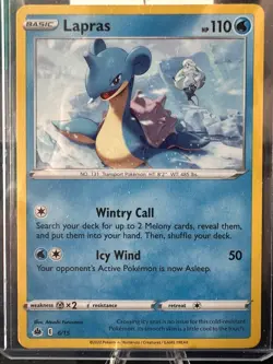 Pokemon 2022 Victini Holo Foil 5/15 Bewear 12/15 Chinchou 8/15 Lapras 6/15 - Image 5