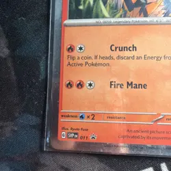 Pokemon TCG Arcanine SVP Black Star Promos SVP011 Holo Promo Cosmos Holo Rare - Image 5