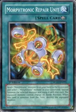 1x (NM) Morphtronic Repair Unit - RGBT-EN054 - Common - Unlimited Edition YuGiO - Image 1