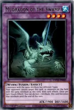 1x (NM) Mudragon of the Swamp - TOCH-EN049 - Rare - 1st Edition YuGiOh - Image 1