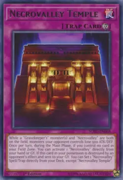 1x (EX) Necrovalley Temple - SOFU-EN068 - Rare - 1st Edition YuGiOh - Image 1