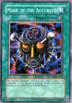 1x (NM) Mask of the Accursed - DB1-EN222 - Common - Unlimited Edition YuGiOh - Image 1
