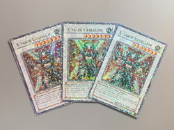 yugioh 3X X-Saber Urbellum DT01-EN034 Ultra Parallel Rare Near Mint play set - Image 1