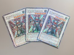 yugioh 3X X-Saber Urbellum DT01-EN034 Ultra Parallel Rare Near Mint play set - Image 2