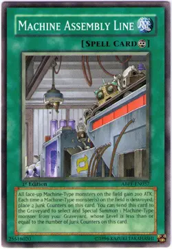1x (EX) Machine Assembly Line - ABPF-EN057 - Common - 1st Edition YuGiOh - Image 1