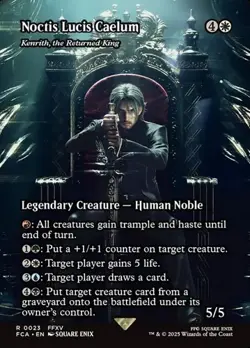 Kenrith, the Returned King "Noctis Lucis Caelum" - Showcase Final Fantasy LP MTG - Image 1