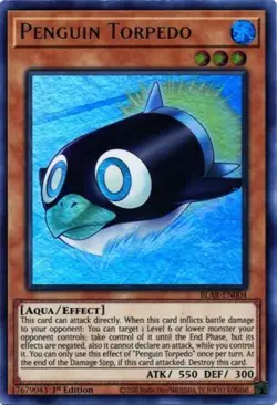1x (NM) Penguin Torpedo - BLAR-EN004 - Ultra Rare - 1st Edition YuGiOh - Image 1