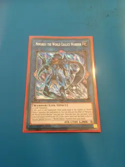 YUGIOH Secret Rare Ningirsu The World Chalice Warrior Mixed Sets Mixed Edition - Image 1