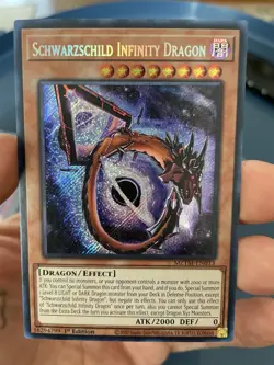 YuGiOh Schwarzschild Infinity Dragon 1st Edition MZTM-EN013 - Image 1