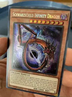 YuGiOh Schwarzschild Infinity Dragon 1st Edition MZTM-EN013 - Image 2