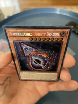 YuGiOh Schwarzschild Infinity Dragon 1st Edition MZTM-EN013 - Image 4