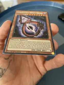 YuGiOh Schwarzschild Infinity Dragon 1st Edition MZTM-EN013 - Image 5