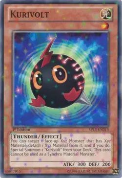 1x (NM) Kurivolt - SP13-EN013 - Starfoil Rare - Unlimited Edition YuGiOh - Image 1