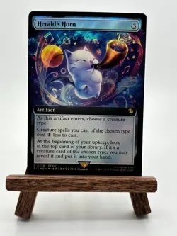 Foil Herald's Horn (Extended Art) - FIC 0228 MTG Magic The Gathering - Image 1