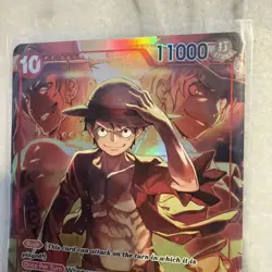 One Piece Treasure Booster Promo Monkey D. Luffy ST10-006 SR English - Image 2
