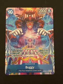 Buggy OP09-051 R Alt Art - Emperors in the New World - One Piece English - Image 1
