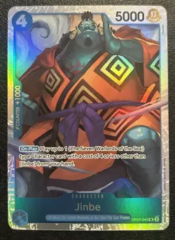 Jinbe SR OP07-045 - 500 Years In The Future - One Piece TCG - Image 1