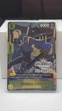 One Piece TCG Regional 2026 Finalist Set (Zoro/Hack/Mihawk/Pudding) SEALED - Image 1