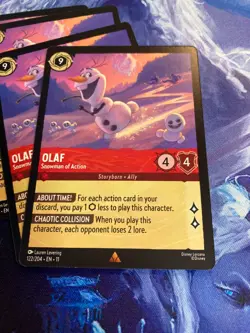 Olaf - Snowman of Action Winterspell 4x x4 Disney Lorcana Playset - Image 1
