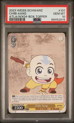 PSA 10 Chibi Aang ATLA/WX04-101 Weiss Schwarz The Last Airbender - Image 1