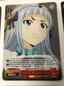 Fairy Tail's New Member, Touka SR Fairy Tail 100 Years Quest Weiss Schwarz - Image 1