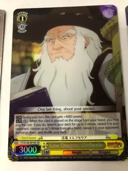 Law Dragon, Elefseria SR Fairy Tail 100 Years Quest Weiss Schwarz FT/S120-E010S - Image 1