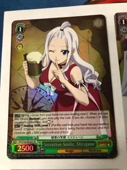 Secretive Smile, Mirajane SR Fairy Tail 100 Years Weiss Schwarz FT/S120-E030S - Image 1
