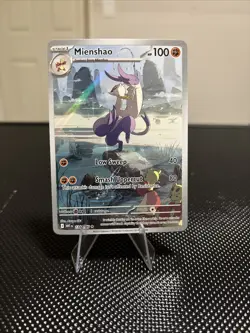 Mienshao White Flare Illustration Rare Pokemon TCG Card 134/086 - Image 1