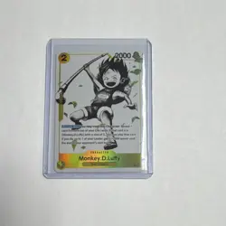 Bandai One Piece Monkey.D.Luffy ST13-014 Goa Kingdom Holo 2000 Power Card - Image 1
