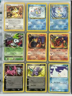 Pokemon Card Collection VTG Binder Holo Rare 1st E-Reader WoTC Dark Charizard - Image 1