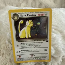 Dark Persian Pokemon Card WOTC Black Star Promo #17 Holo 2000 NM - Image 2