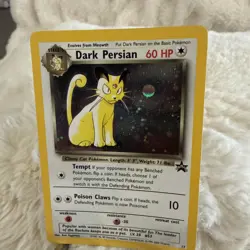 Dark Persian Pokemon Card WOTC Black Star Promo #17 Holo 2000 NM - Image 3