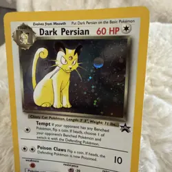 Dark Persian Pokemon Card WOTC Black Star Promo #17 Holo 2000 NM - Image 4