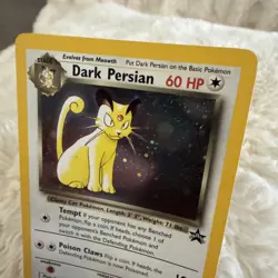 Dark Persian Pokemon Card WOTC Black Star Promo #17 Holo 2000 NM - Image 5