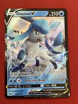 Glaceon V SWSH196 SWSH: Sword & Shield Promo Cards Holo - Image 1