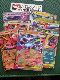 Pokemon Phantasmal Flames SPANISH EX Bundle 7 Cards - Image 1