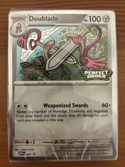 Doublade MEP067. Perfect Order Pokemon TCG Prerelease Promo Sealed Cards - Image 1
