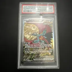 Pokemon TCG Roaring Moon EX Sir Prismatic Evolutions Card 162/131 PSA 9 - Image 1