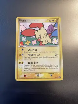 Pokemon TCG Plusle Pop Series 3 Holo Card 5/17 - Image 1