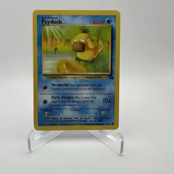 Pokemon Psyduck Fossil Common Regular 53/62 50 HP Basic 1999 Card English - Image 1