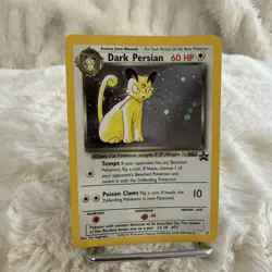 Dark Persian Pokemon Card WOTC Black Star Promo #17 Holo 2000 NM - Image 1