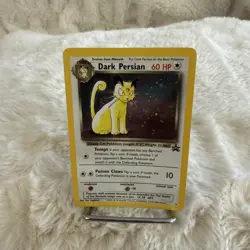 Dark Persian Pokemon Card WOTC Black Star Promo #17 Holo 2000 NM - Image 4